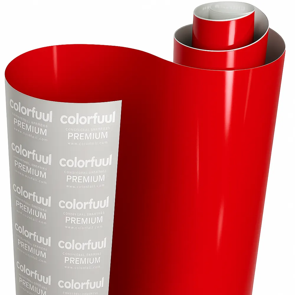 Candy Red Ultra Gloss Vinyl Autofolie