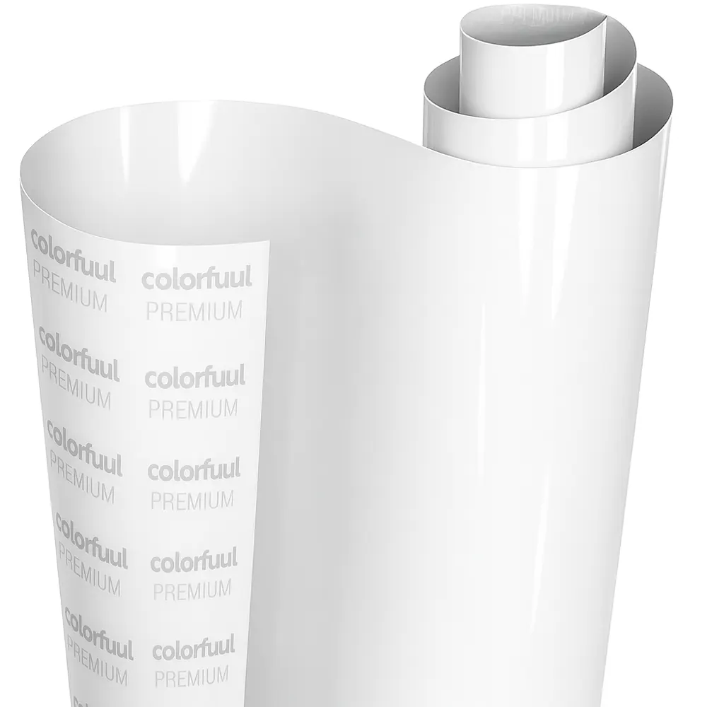 Ultra Gloss White Vinyl Car Wrap Roll