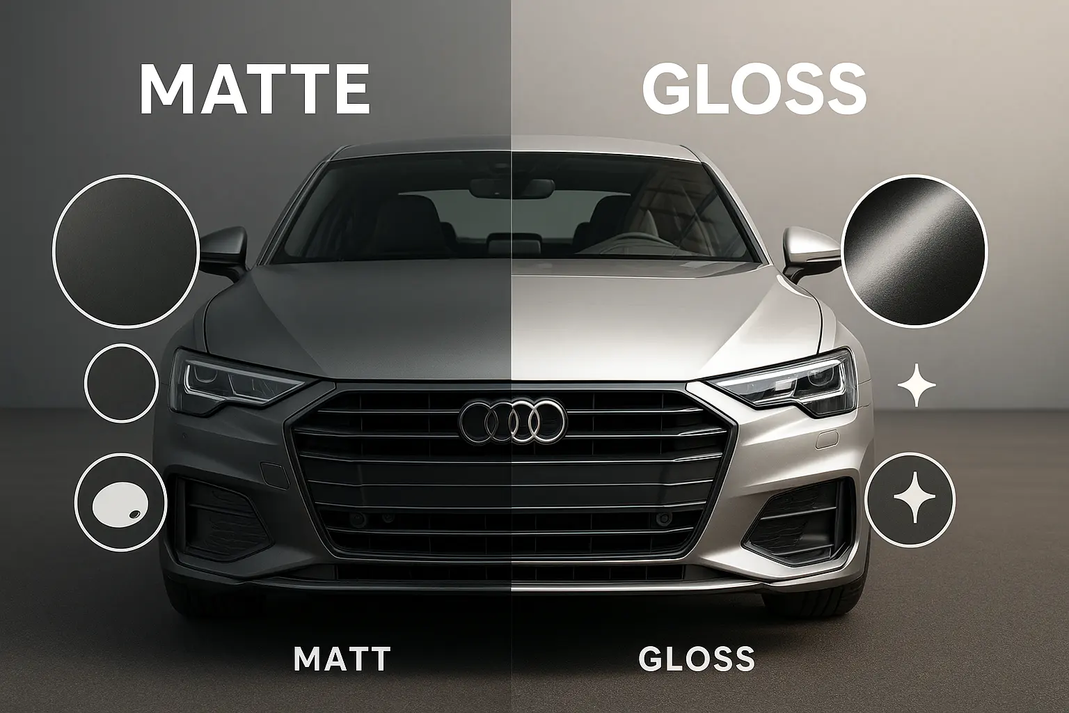 Matte vs. glänzendes TPU PPF PPF