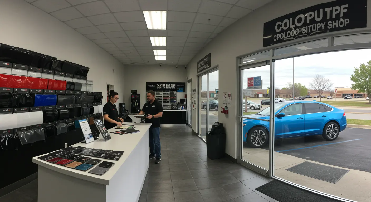 Farb-TPU PPF-Shop in den USA