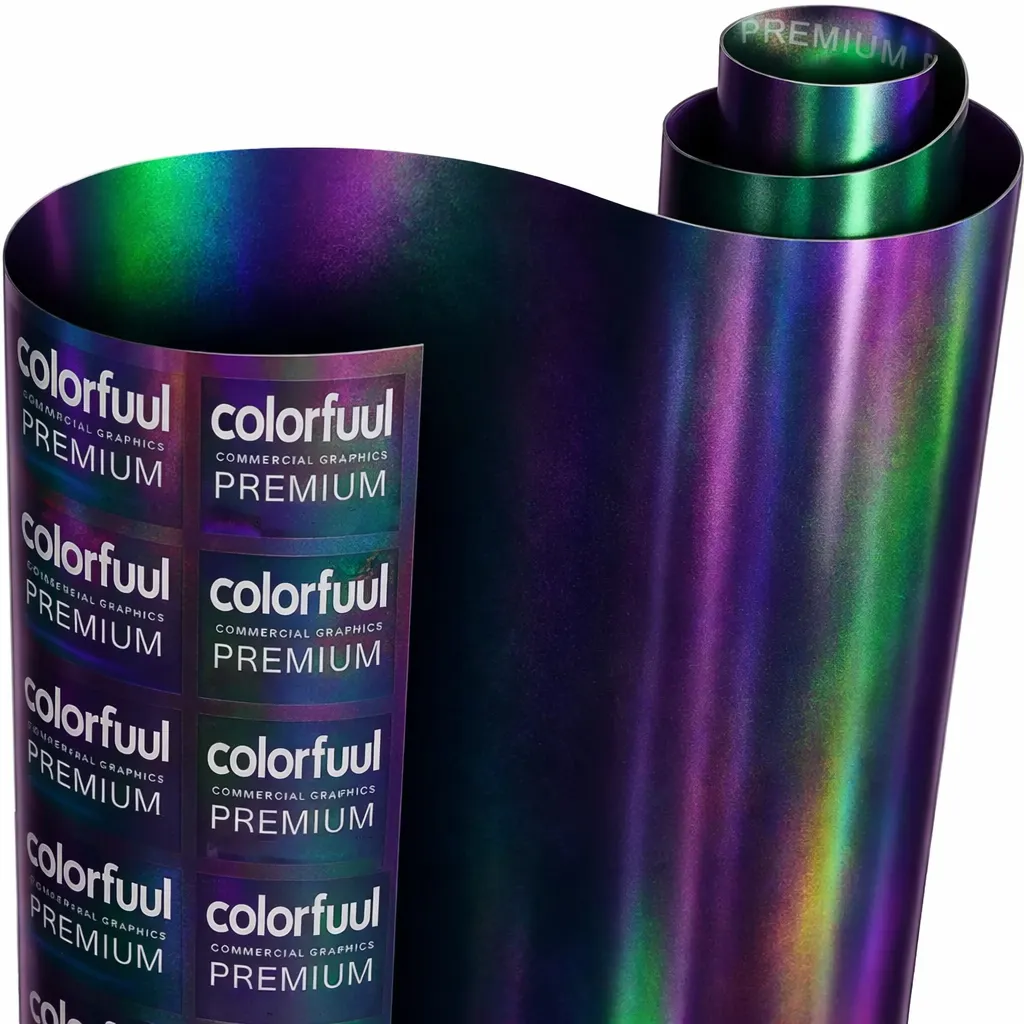 Lila-Grün irisierend