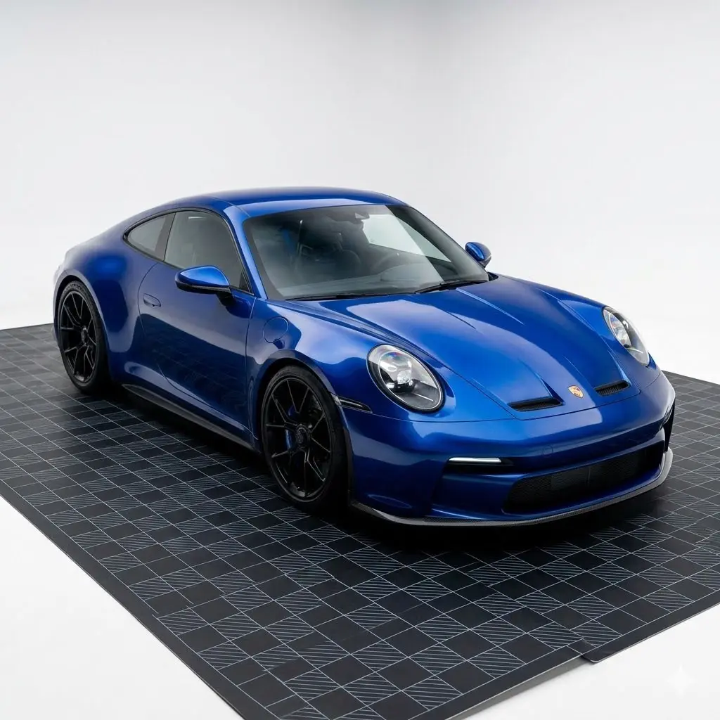 Blaue Vinylfolie