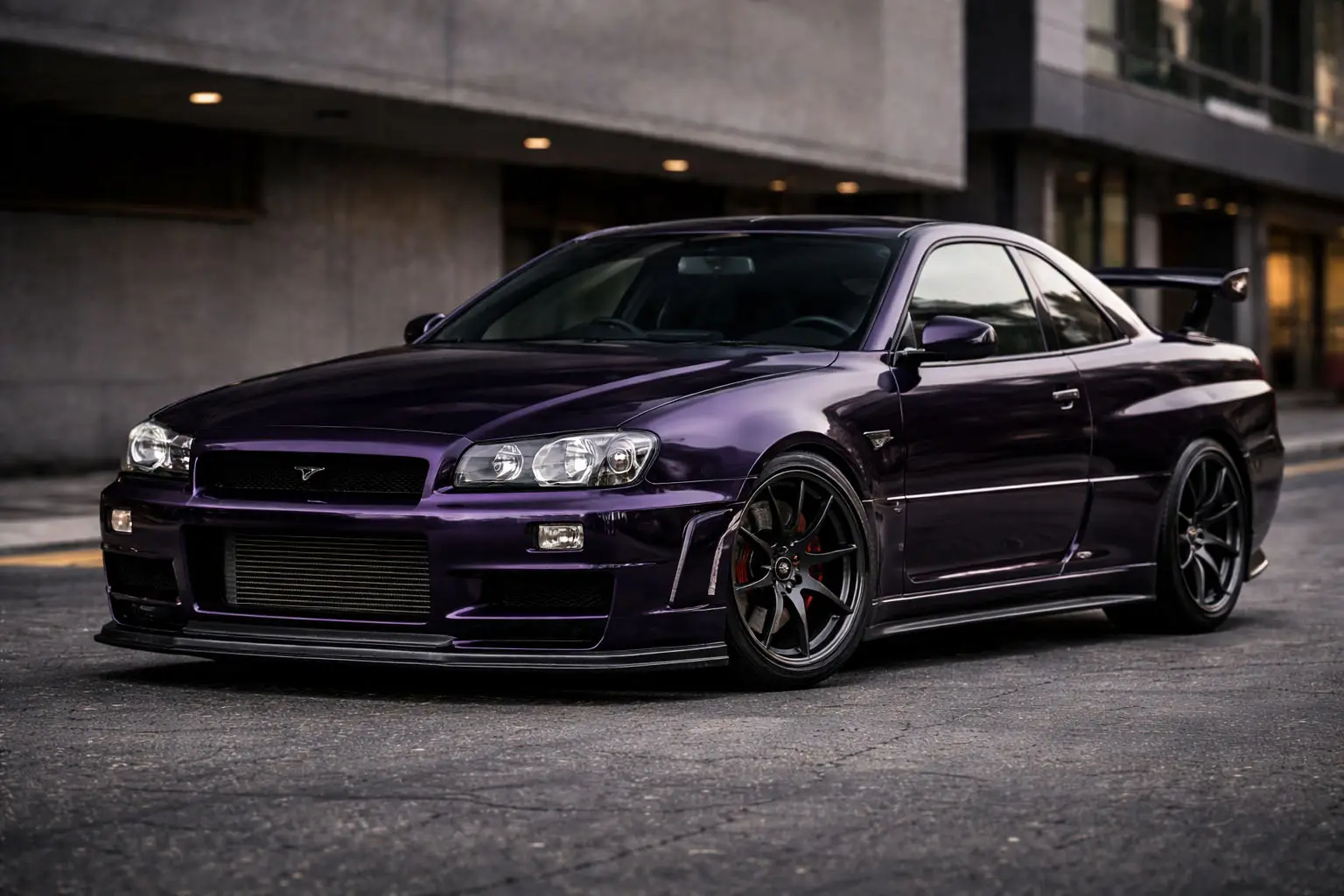 Midnight Purple Lack für GTR R34