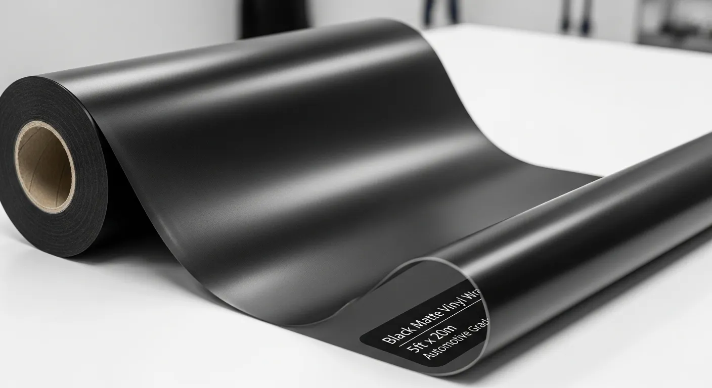 Was ist schwarze matte Vinylfolie